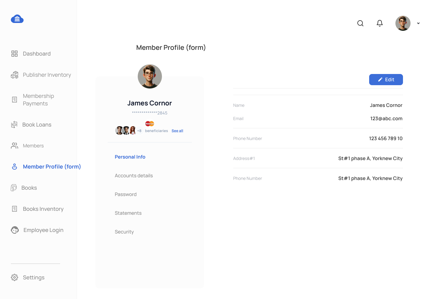 UX Screens for Facebook Application Mockup