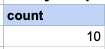Example 1 Query Output