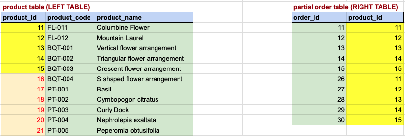EXAMPLE 1 Query Data Mapping